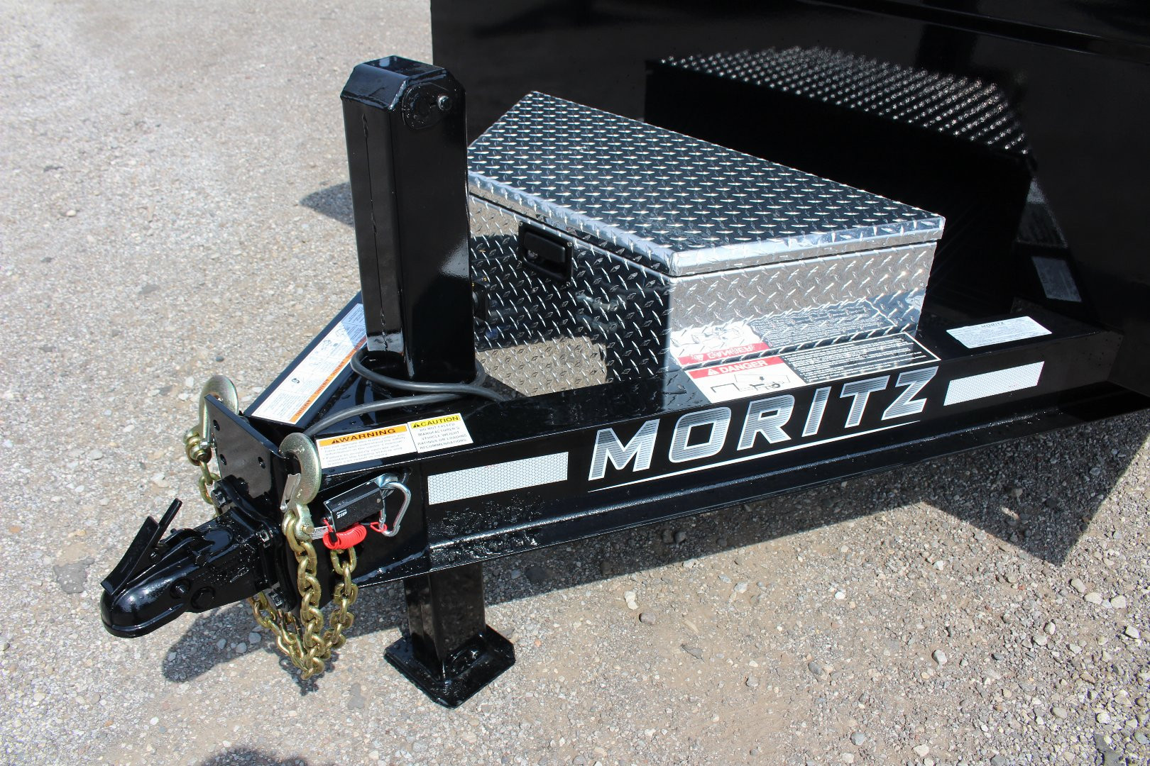 New 2025 Moritz 6' 10" x 14' Heavy Commercial DLH Series Dump Trailer - 14000# GVW