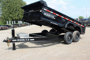 New 2025 Moritz 6' 10" x 14' Heavy Commercial DLH Series Dump Trailer - 14000# GVW