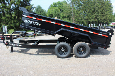 New 2025 Moritz 6' 10" x 14' Heavy Commercial DLH Series Dump Trailer - 14000# GVW