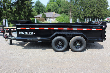 New 2025 Moritz 6' 10" x 14' Heavy Commercial DLH Series Dump Trailer - 14000# GVW