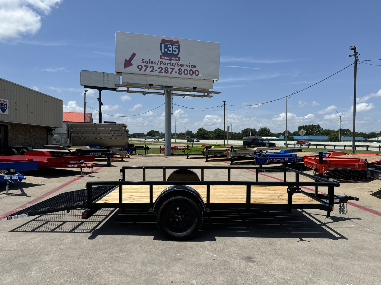 New 2025 Top Hat Trailers DERBY SR PIPE - 6.5x12 DSP Utility Trailer