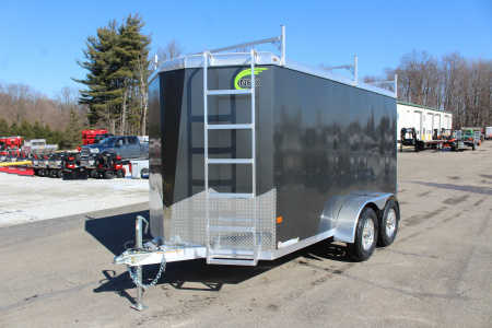 New 2026 NEO Trailers NAV 6' x 12' Aluminum Enclosed Cargo Trailer - NXP Rear Ramp - 6' Interior Height - 7000# GVW