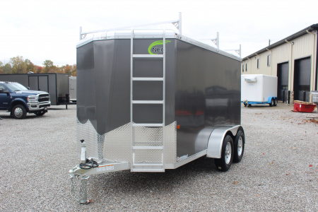 New 2026 NEO Trailers NAV 6' x 12' Aluminum Enclosed Cargo Trailer - NXP Rear Ramp - 6' Interior Height - 7000# GVW