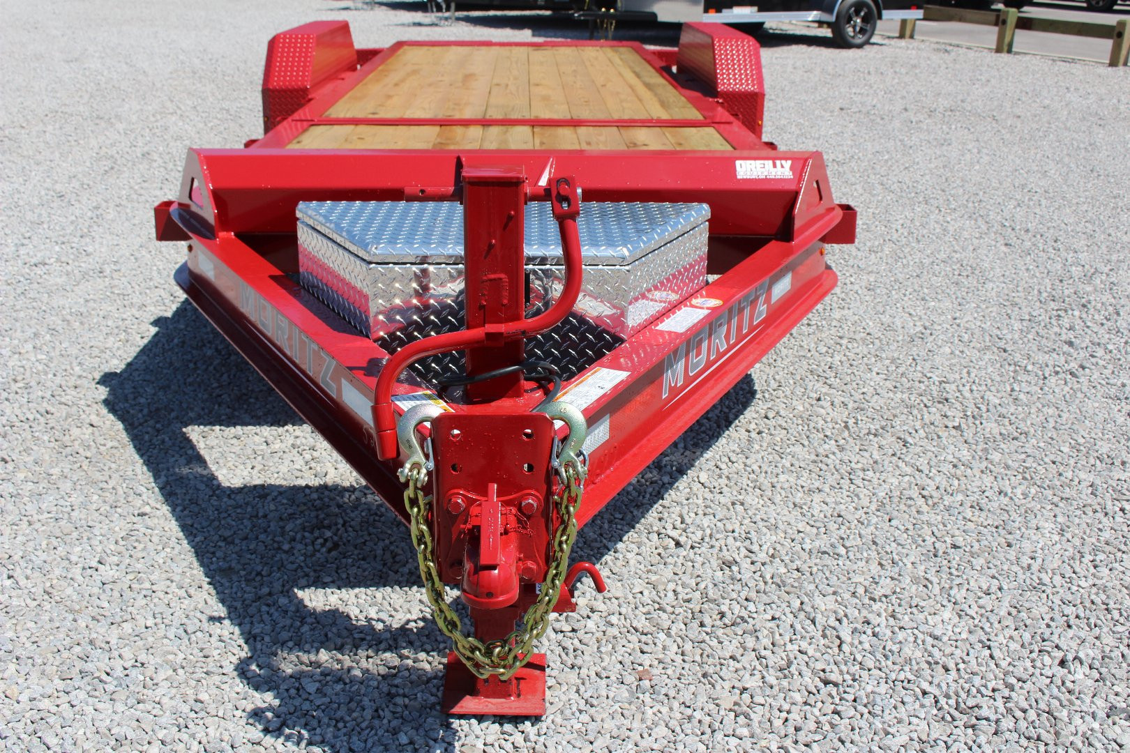 New 2025 Moritz 7' x 16' + 6' Low Pro - Gravity Tilt - Equipment Trailer - 14000# GVW