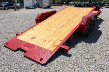 New 2025 Moritz 7' x 16' + 6' Low Pro - Gravity Tilt - Equipment Trailer - 14000# GVW