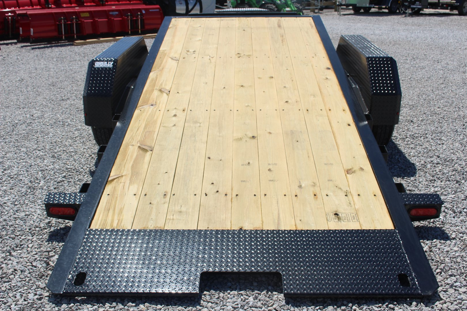 New 2025 Moritz 7' x 16' + 6' Low Pro - Gravity Tilt - Equipment Trailer - 14000# GVW
