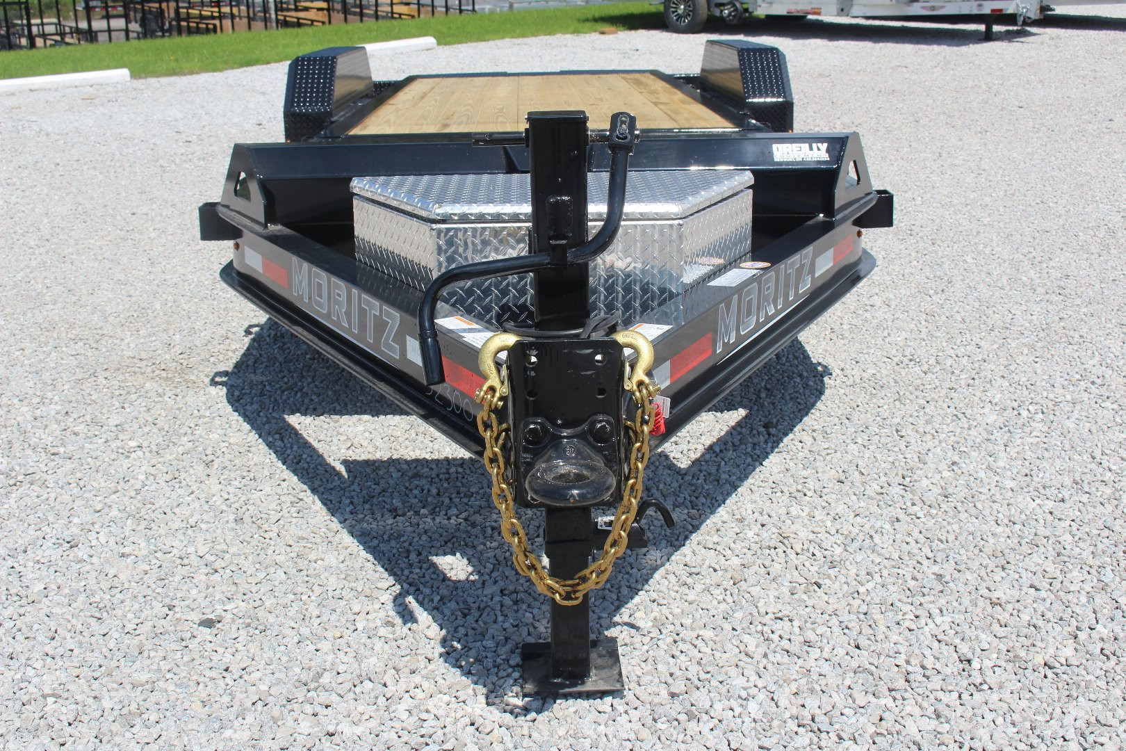 New 2025 Moritz 7' x 16' + 6' Low Pro - Gravity Tilt - Equipment Trailer - 14000# GVW