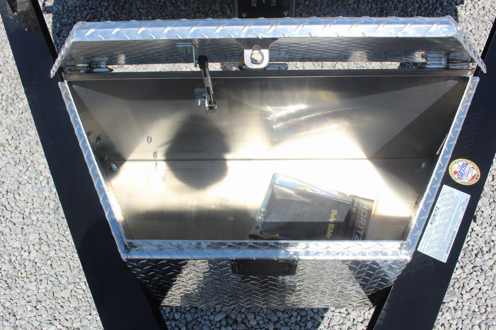 New 2025 Moritz 7' x 16' + 6' Low Pro - Gravity Tilt - Equipment Trailer - 14000# GVW