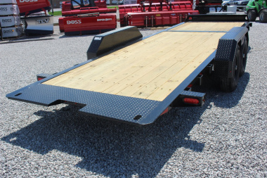 New 2025 Moritz 7' x 16' + 6' Low Pro - Gravity Tilt - Equipment Trailer - 14000# GVW