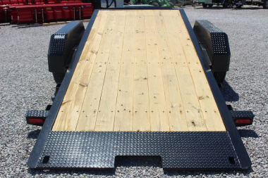 New 2025 Moritz 7' x 16' + 6' Low Pro - Gravity Tilt - Equipment Trailer - 14000# GVW