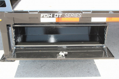 New 2025 Moritz FDGH DT 30' + 5' GOOSENECK Deckover Flatbed Trailer- Full Width Aluminum Ramps- 25900# GVW
