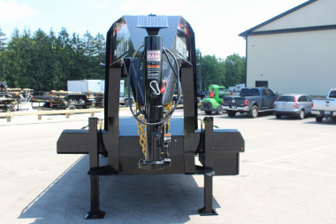 New 2025 Moritz FDGH DT 30' + 5' GOOSENECK Deckover Flatbed Trailer- Full Width Aluminum Ramps- 25900# GVW