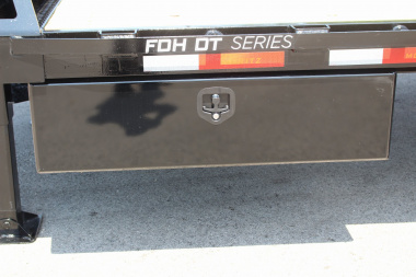 New 2025 Moritz FDGH DT 30' + 5' GOOSENECK Deckover Flatbed Trailer- Full Width Aluminum Ramps- 25900# GVW