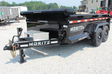 New 2025 Moritz 6' 10  x 12' Heavy Commercial DLH Series Dump Trailer - 14000# GVW