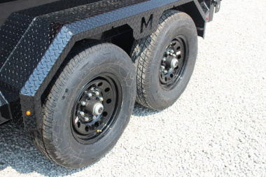 New 2025 Moritz 6' 10" x 12' Heavy Commercial DLH Series Dump Trailer - 14000# GVW