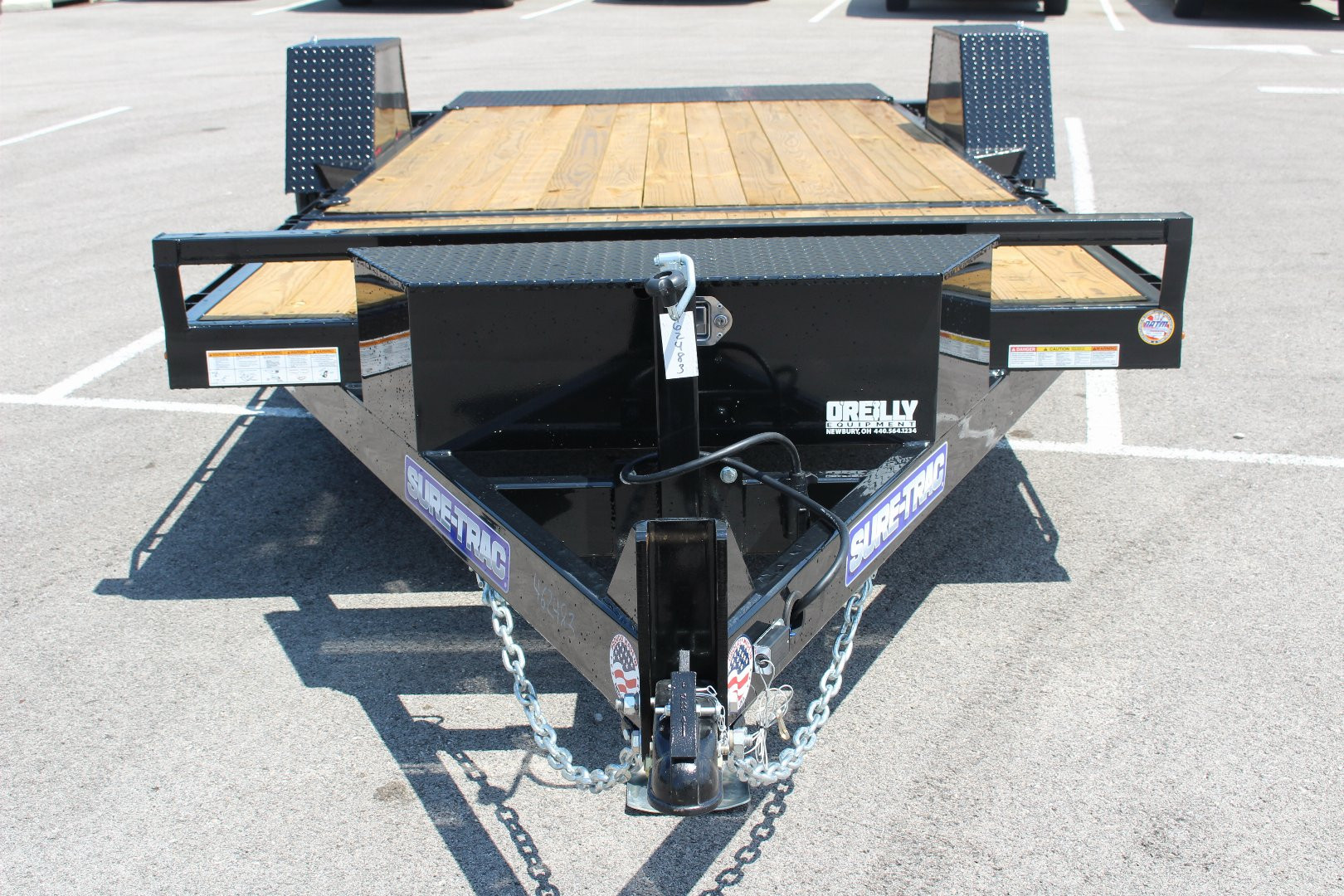 New 2025 Sure-Trac 6' 6" x 12+4' Gravity Tilt Equipment Trailer - 10000# GVW