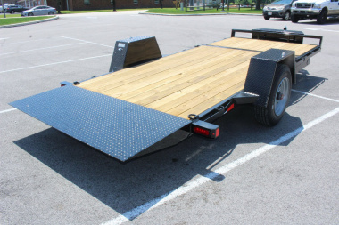 New 2025 Sure-Trac 6' 6" x 12+4' Gravity Tilt Equipment Trailer - 10000# GVW