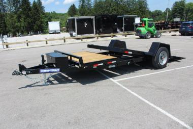 New 2025 Sure-Trac 6' 6" x 12+4' Gravity Tilt Equipment Trailer - 10000# GVW