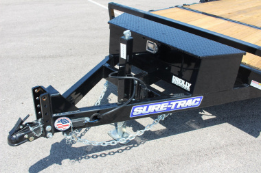 New 2025 Sure-Trac 6' 6" x 12+4' Gravity Tilt Equipment Trailer - 10000# GVW