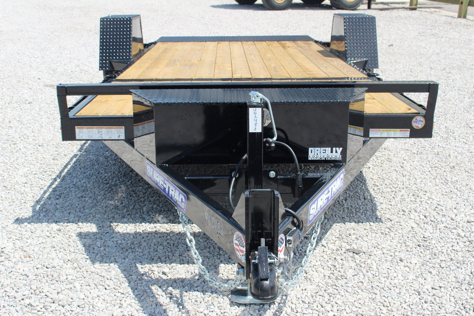 New 2025 Sure-Trac 6' 6" x 12+4' Gravity Tilt Equipment Trailer - 7800# GVW