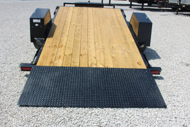 New 2025 Sure-Trac 6' 6" x 12+4' Gravity Tilt Equipment Trailer - 7800# GVW