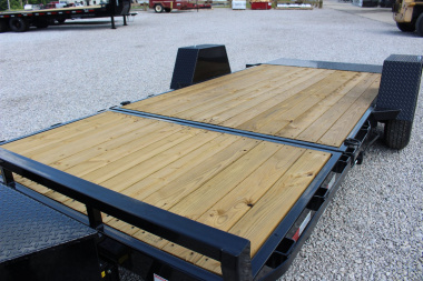 New 2025 Sure-Trac 6' 6" x 12+4' Gravity Tilt Equipment Trailer - 7800# GVW