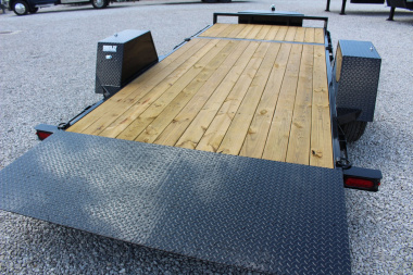 New 2025 Sure-Trac 6' 6" x 12+4' Gravity Tilt Equipment Trailer - 7800# GVW