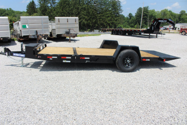 New 2025 Sure-Trac 6' 6" x 12+4' Gravity Tilt Equipment Trailer - 7800# GVW