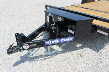 New 2025 Sure-Trac 6' 6" x 12+4' Gravity Tilt Equipment Trailer - 7800# GVW