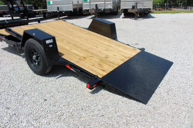 New 2025 Sure-Trac 6' 6" x 12+4' Gravity Tilt Equipment Trailer - 7800# GVW