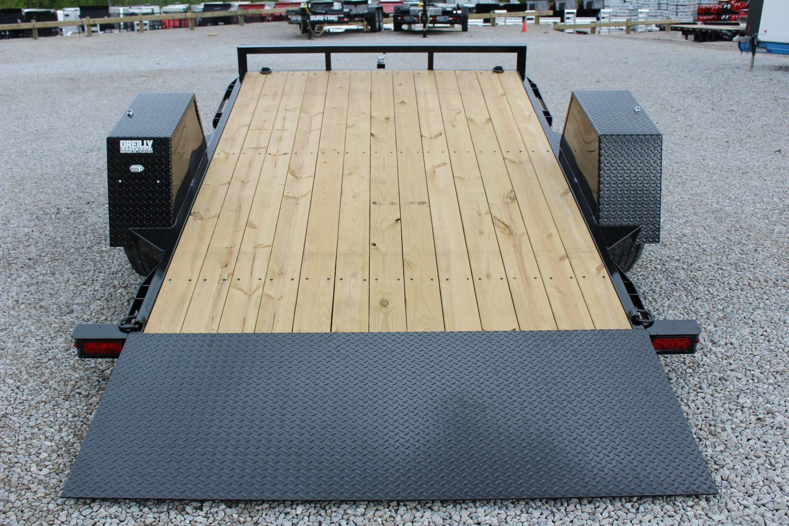 New 2025 Sure-Trac 6' 6" x 12' Gravity Tilt Equipment Trailer - 7800# GVW