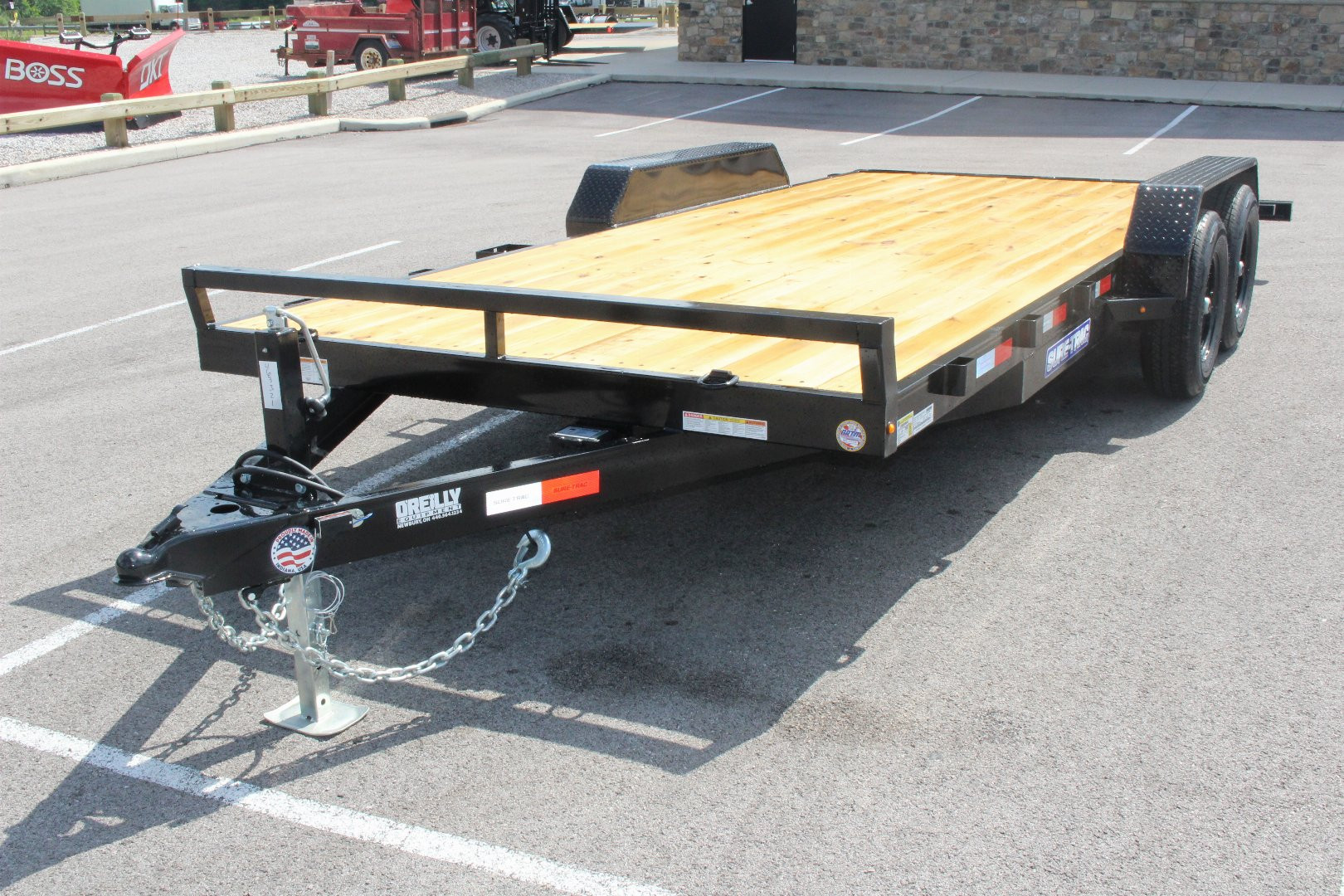 New 2025 SURE-TRAC 82" x 18' Car / Racing Trailer - 9990# GVW