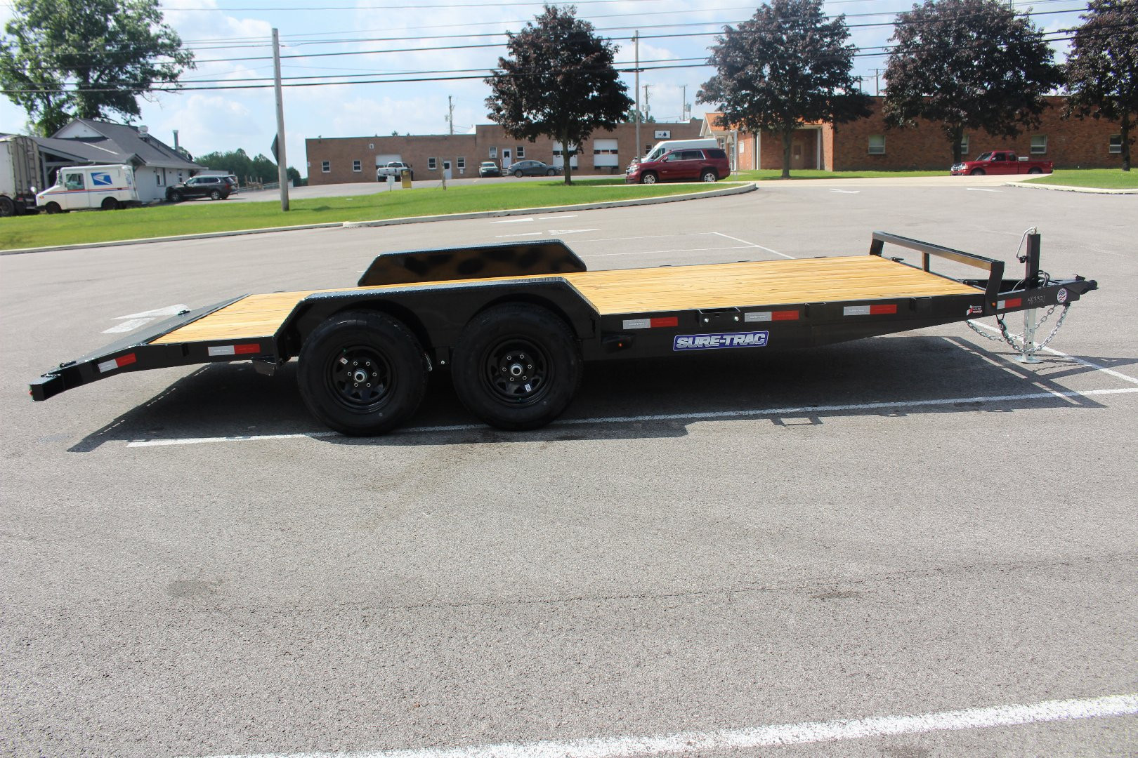 New 2025 SURE-TRAC 82" x 18' Car / Racing Trailer - 9990# GVW