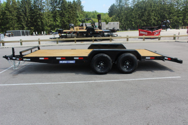New 2025 SURE-TRAC 82" x 18' Car / Racing Trailer - 9990# GVW