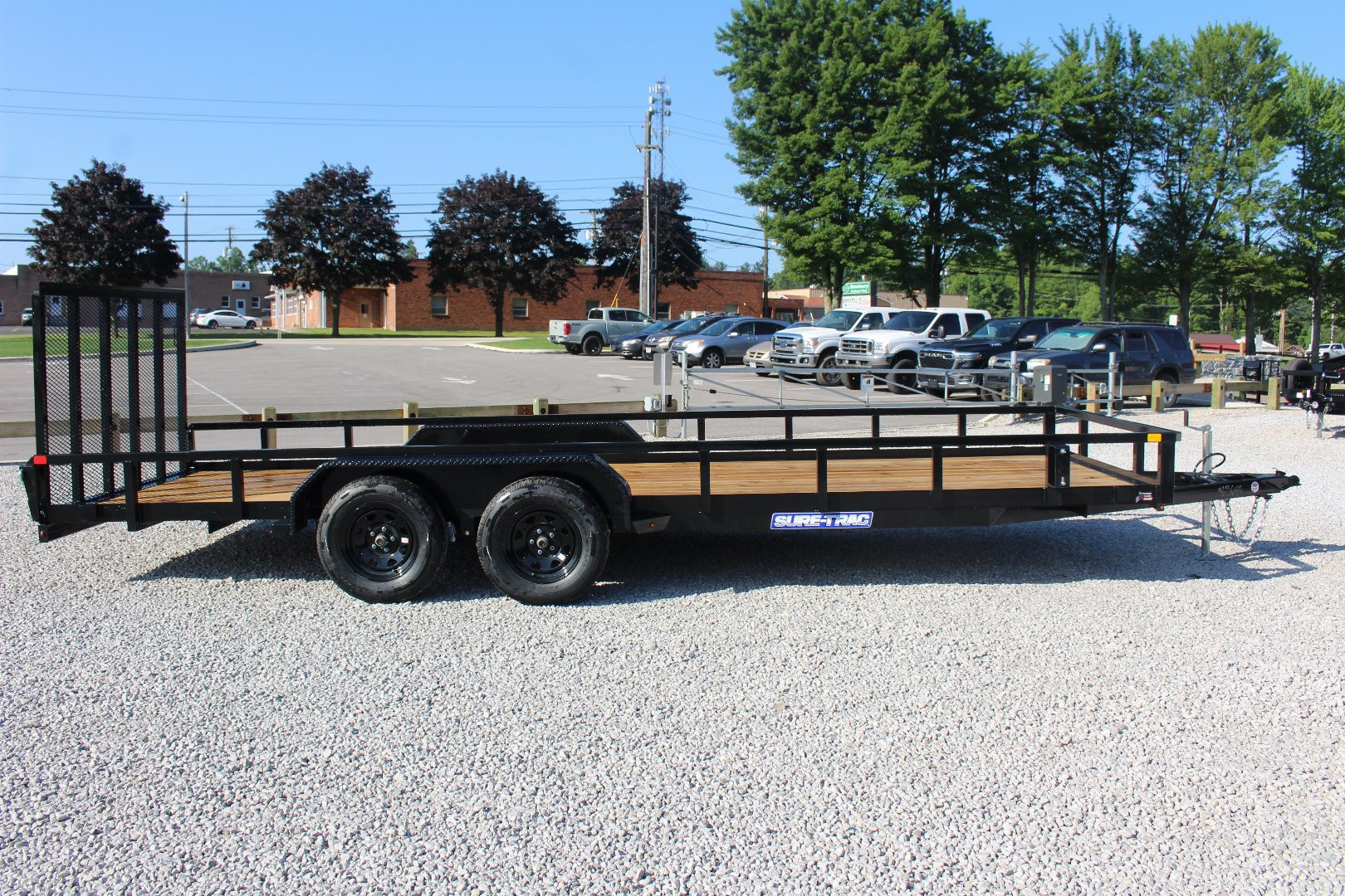 New 2025 Sure-Trac 7' x 20' Tandem Axle Tube Top Utility Trailer - 7000# GVW