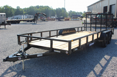 New 2025 Sure-Trac 7' x 20' Tandem Axle Tube Top Utility Trailer - 7000# GVW