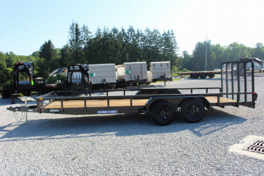 New 2025 Sure-Trac 7' x 20' Tandem Axle Tube Top Utility Trailer - 7000# GVW
