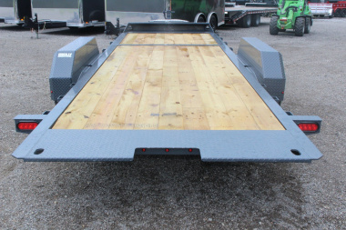 New 2025 Moritz 7' x 16' + 6' Low Pro - Gravity Tilt - Equipment Trailer - 16000# GVW