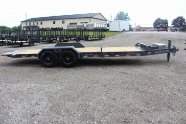 New 2025 Moritz 7' x 16' + 6' Low Pro - Gravity Tilt - Equipment Trailer - 16000# GVW