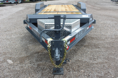 New 2025 Moritz 7' x 16' + 6' Low Pro - Gravity Tilt - Equipment Trailer - 16000# GVW
