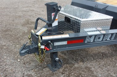 New 2025 Moritz 7' x 16' + 6' Low Pro - Gravity Tilt - Equipment Trailer - 16000# GVW
