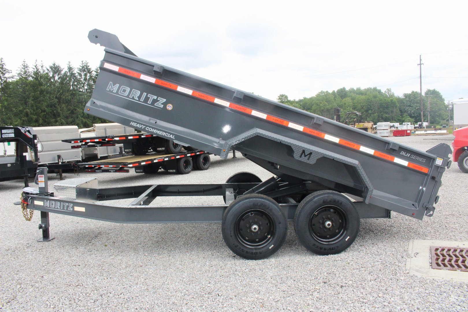 New 2025 Moritz 6' 10" x 14' Heavy Commercial DLH Series Dump Trailer - 16000# GVW