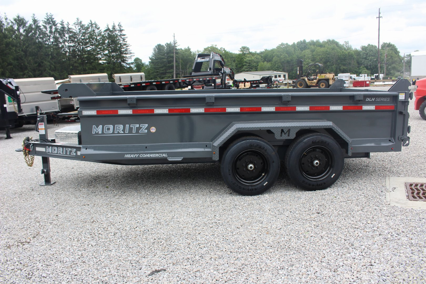 New 2025 Moritz 6' 10" x 14' Heavy Commercial DLH Series Dump Trailer - 16000# GVW