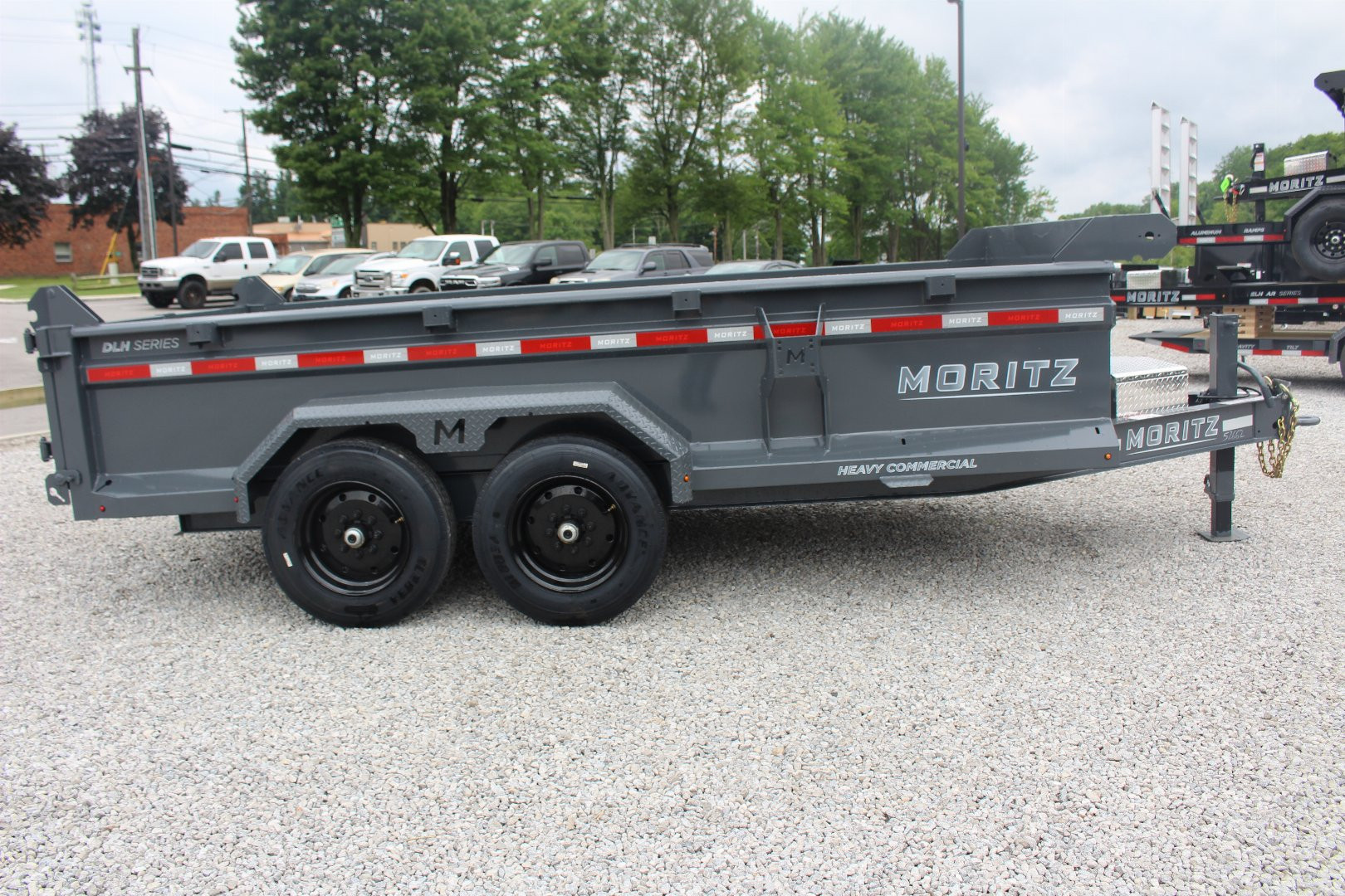 New 2025 Moritz 6' 10" x 14' Heavy Commercial DLH Series Dump Trailer - 16000# GVW