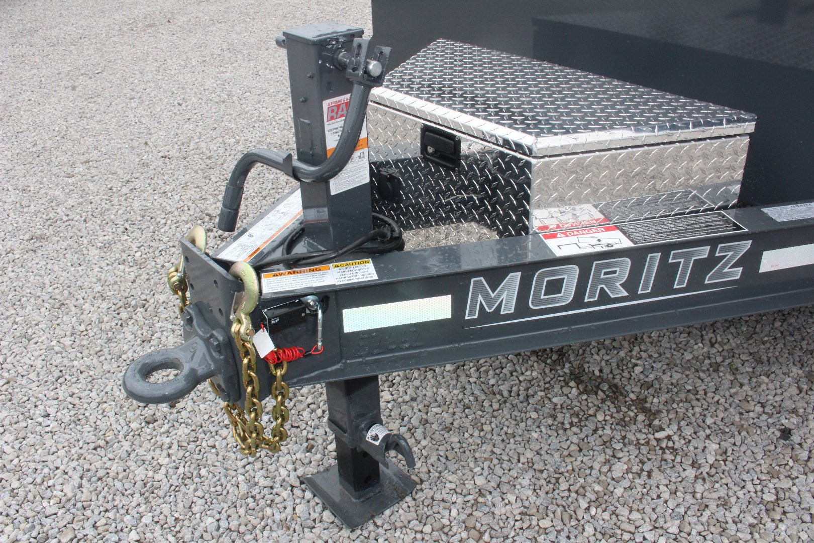 New 2025 Moritz 6' 10" x 14' Heavy Commercial DLH Series Dump Trailer - 16000# GVW