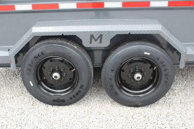 New 2025 Moritz 6' 10" x 14' Heavy Commercial DLH Series Dump Trailer - 16000# GVW