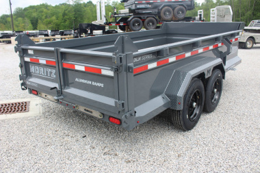 New 2025 Moritz 6' 10" x 14' Heavy Commercial DLH Series Dump Trailer - 16000# GVW