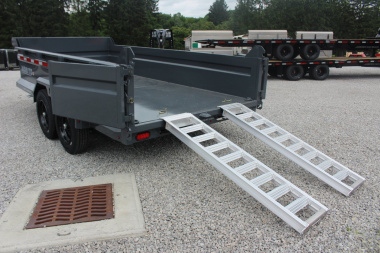 New 2025 Moritz 6' 10" x 14' Heavy Commercial DLH Series Dump Trailer - 16000# GVW