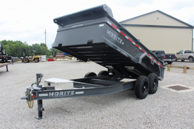 New 2025 Moritz 6' 10" x 14' Heavy Commercial DLH Series Dump Trailer - 16000# GVW