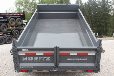 New 2025 Moritz 6' 10" x 14' Heavy Commercial DLH Series Dump Trailer - 16000# GVW